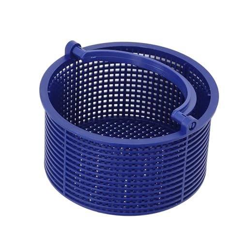 HERCHR Cesta para Skimmer de Piscina con Asa, Cesta Filtro Repuesto Piscina, Cesta para Skimmer de Repuesto Multipropósito, Cesta Colador Redonda Duradera para Hojas y escombros