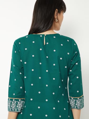 Image of Max Women's Cotton Regular Fit Casual Kurta