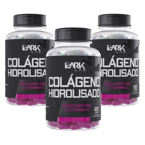 Kit 3x Colágeno Hidrolisado Tipo 1 (120 Caps) - Dark Lab