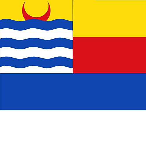 Grand drapeau Nieuw- en Sint Joosland vlag 1938 pavillon historique ancien - 2