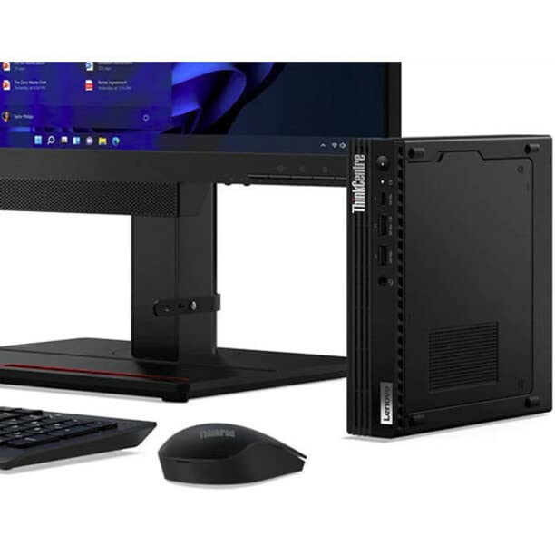 Image of Lenovo ThinkCentre M80q Gen 3 11U1004XUS Desktop Computer - Intel Core i5 12th Gen i5-12500T Hexa-core (6 Core) 2 GHz - 16 GB RAM DDR5 SDRAM - 256 GB M.2 PCI Express NVMe 4.0 x4 SSD - Tiny - Black