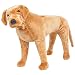 vidaXL Jouet en Peluche Chien de Race Labrador Marron Clair XXL Poupée Enfants