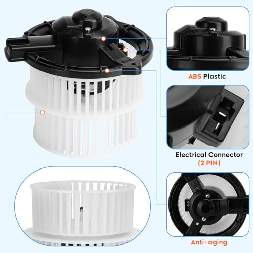 Image of 700172 HVAC Blower Motor Fan Fit for Scion xA /xB 2004 2005 2006, for Toyota Echo 2003 2004 2005, Heater Blower Motor Assembly Replaces for 87103-52080 PM9267