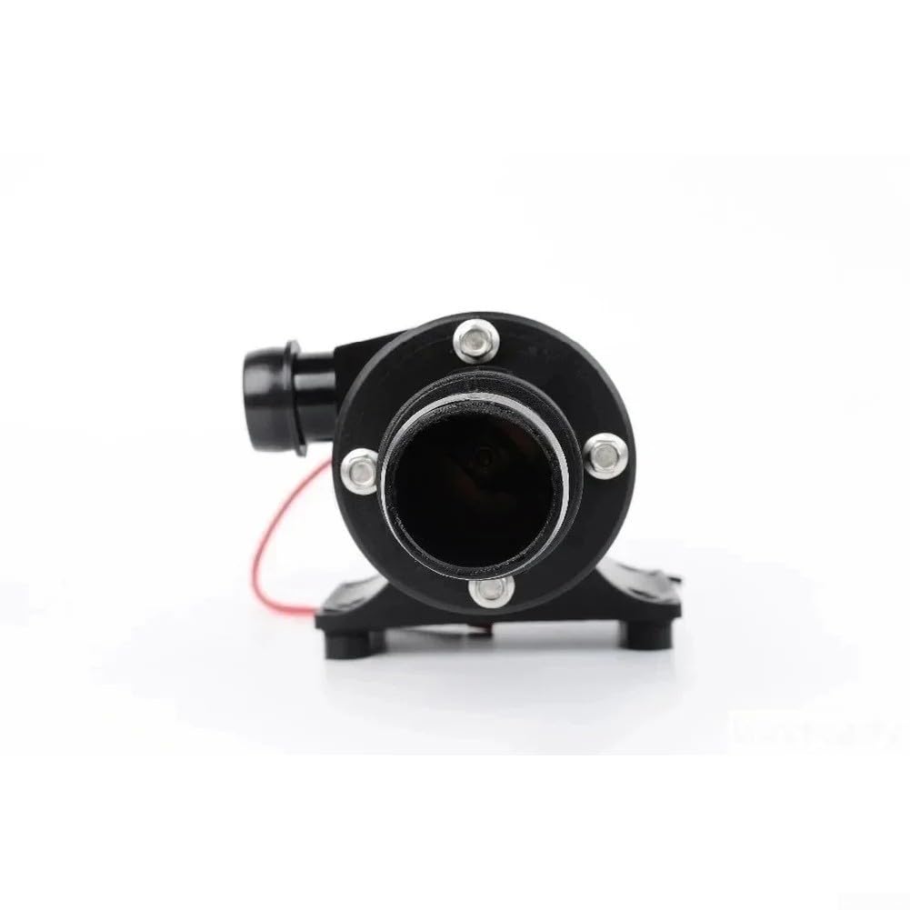 Maceratore elettrico per 12 V/24 V, ad alto flusso per smerigliatrice per acque reflue per camper e barche, scarico dell'acqua nera con protezione termica, sentina marina (12 V)