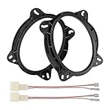 RED WOLF 6X9 Inch Front Door Speaker Adapter W/Speaker Wiring Harness for 2004 Up Toyota 4Runner Camry Highlander, Lexus CT GX LS Install Aftermarket Car Audio Mounting Spacer Ring Bracket Kit 1 Pair