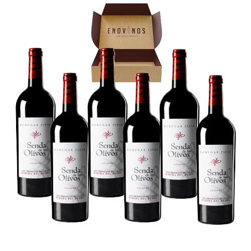 Vino Senda de los Olivos Crianza – 6 Botellas de Ribera del Duero (75 cl) | Selección Premium ENOVINOS Vino Senda de los Olivos Crianza – 6 Botellas de Ribera del Duero (75 cl) | Selección Premium ENOVINOS