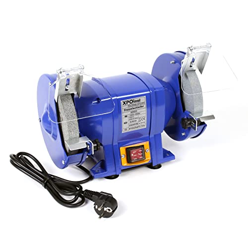 XPOtool Doppelschleifer 250W Schleifscheiben-Ø 150mm mit...