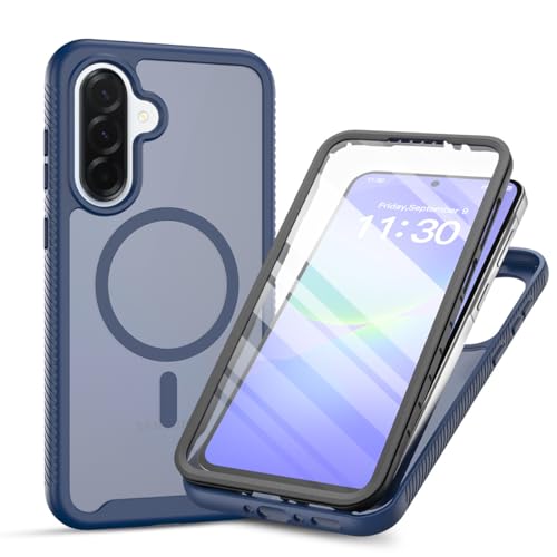 Coque Samsung Galaxy A06 A07 silicone bleu antichoc avec protection écran et dos complète