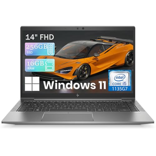 HP ZBook Firefly 14 G8 Portátil, Windows 11 Pro 14" FHD Mobile Workstation PC, Intel Core i5-1135G7, 256GB SSD, 16GB de RAM, HDMI (Renovado) Core i5 Portátil