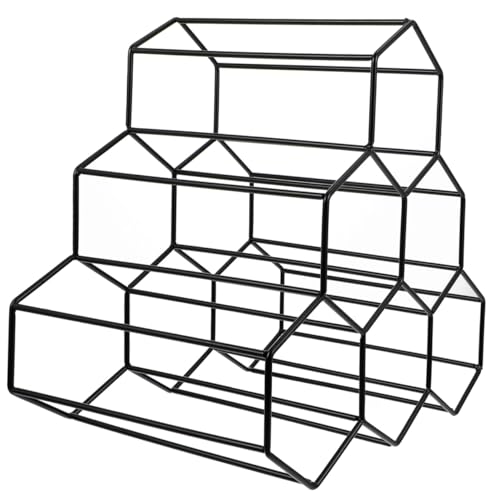 Soporte para Botellas Zerodeko Geométrico Negro miniatura 1