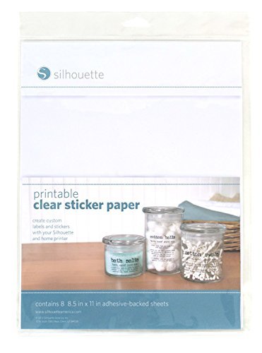 Silhouette Printable Clear Sticker Paper (Pack of 2)