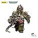 JOYTOY Action Figures Warhammer 40K 5.6inch Death Guard Lord of Virulence with Power Fist and Twin Plague Spewer 1/18 Movable Model Collectible Figurine Ages 15+