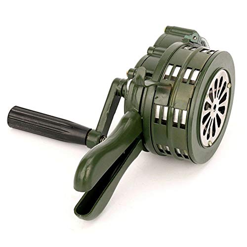 Manivela Sirena Cuerno 110dB Manual de Metal Alarma de Aire de Alarma de Aire de Emergencia