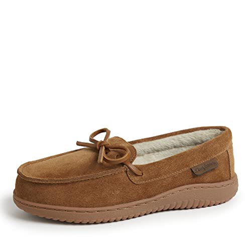Dearfoams Women's Wilmington Energy Return Comfort Indoor/Outdoor Memory Foam Moccasin Slipper with Tie