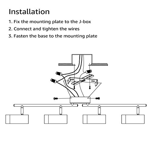Leonlite 4 Light Led Track Lighting Fixtures Ceiling, Dimmable Track Light Kit, Directional Ceiling Spotlight, Anti-Glare, Adjustable Head For Accent Lighting, Oil Rubbed Bronze, 2700K Soft White #TOP7
