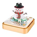 Calendrier créatif avec une atmosphère de Noël : notre calendrier combine des éléments de Noël traditionnels avec un design moderne. Chaque jour, séparer une feuille vous rapproche de l'achèvement de cette œuvre d'art hivernale et remplit votre vie d'anticipation et de désir d'exploration. Plus qu'un simple calendrier : c'est un monde de Noël en pleine croissance sur votre bureau qui vous offrira des souvenirs chaleureux pour vous et votre famille tout au long de l'année.