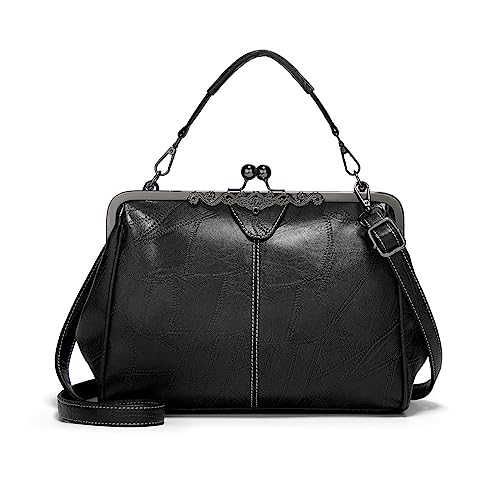 Portefeuille elegant sac de soiree en cuir PU rigide aux finitions soignees