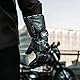Evo Neu Ledertasche Motorrad Heavy Duty Wasserfest Winter Thermo Kohlefaser Gehäuse Handschuhe - S (Schwarz, M)