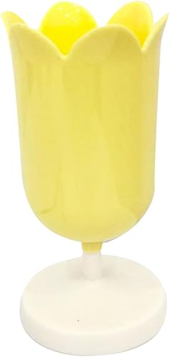 LALAFINA Caja soporte para pinceles de madera maquillaje soporte de lápiz de madera Tanque de almacenamiento las flores accesorios de lápiz para