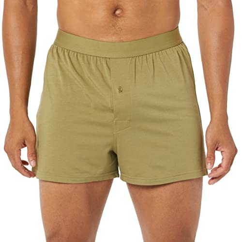 Amazon Aware Men's Relaxed-Fit Cotton Modal Boxer Short, Pack Of 3, Sage Green, Medium #TOP4