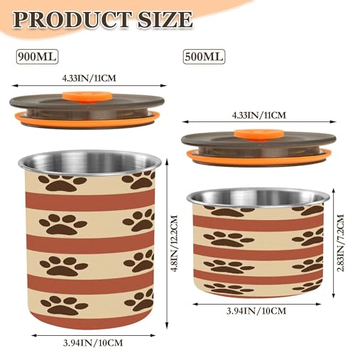 Contenedor hermético para café de acero inoxidable 30 oz miniatura 3
