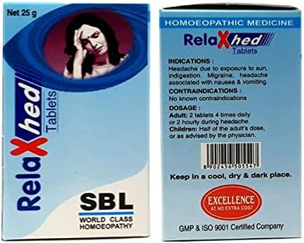 RelaXhed Tablets - 25 GM |Pack Of 3|