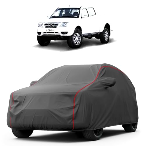 Image of Heavy-Duty Car Cover for Compatible with Tata Xenon (2017 to 2025 All Models) Deluxe Car Protection Cover - Waterproof & UV-Resistant All-Season Exterior Protection