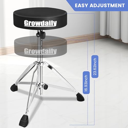 Drummer Stool Snapklik.com : GrowDaily Drum Throne Seat,Adjustable Stool Drum ...