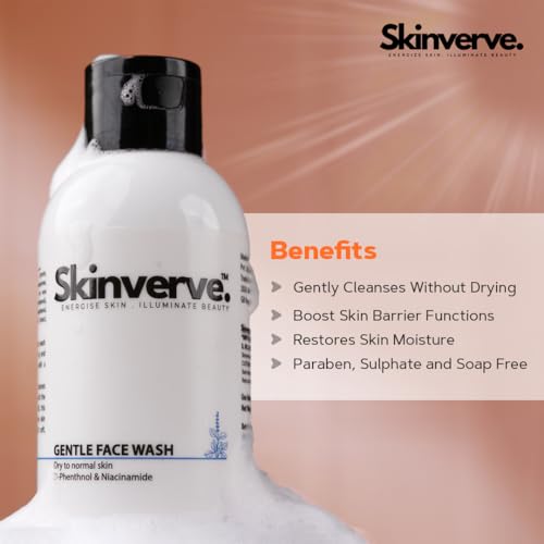 SKINVERVE-Gentle-Face-Wash-Gentle-Skin-Cleanser-for-Dry-to-Normal-Sensitive-Skin-120-ml-Hydrating-Face-Wash-with-Niacinamide-Vitamin-B5