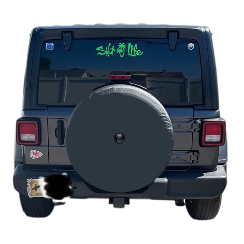 Aolowewin Black Spare Tire Cover with Back-up Camera Hole for ...