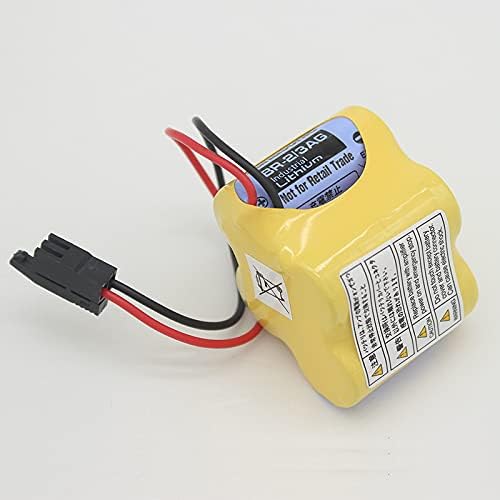 Miniatura 5 de SHENYANG BR-2/3AGCT4A BR2/3AG BR2/3AGCT4A Batería BR2/3AGCT4A para FANUC A98L-0031-0025 Enchufe Negro (4 unidades)