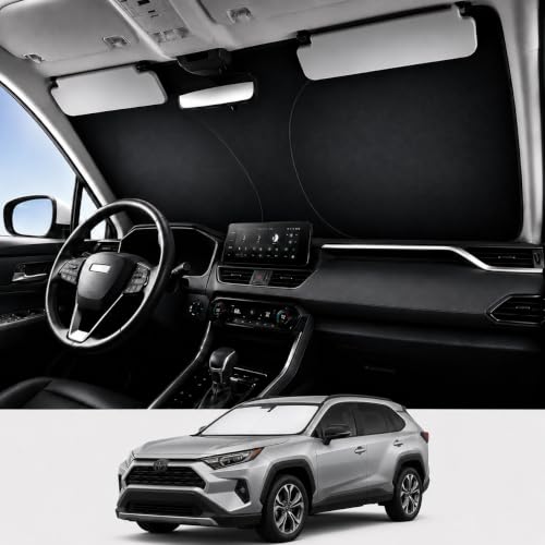 Proadsy Custom Fit 2019-2026 Toyota RAV4 Windshield Sun Shade, Blocks Heat |…