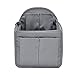 Produktbild FATTERYU Rucksack einfügen Organizer Bag Gadget Multi-Pocket-Handtasche Tasche grau