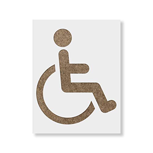 Handicap Parking Stencil - Art Stencil