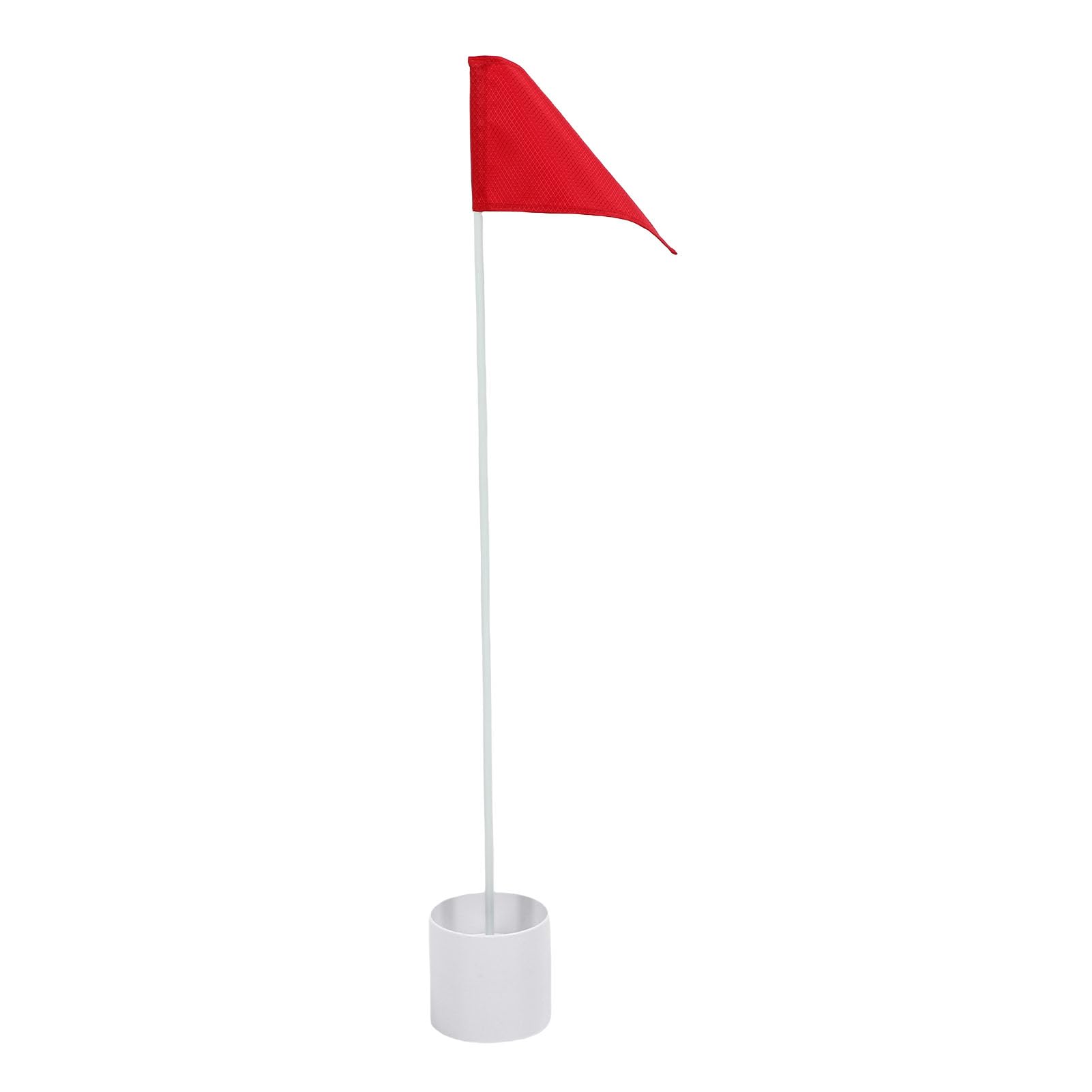 Putting Green Flagstick-Set, Langlebige Drainagelöcher für Outdoor-Übungen auf Platz, Kunststoff-Nylon