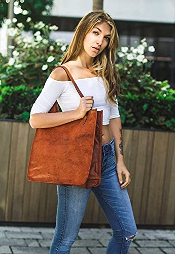 Leather Vintage Gypsy bag Vintage tote bag shoulder bag Women leather top handlebags Leather bags for women4