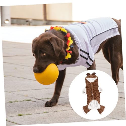 Disfraz de reno navideño para perro talla L miniatura 6