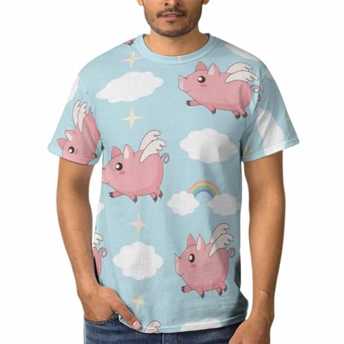 Chemise tshirt Cochon Volant confortable contre la chaleur estivale