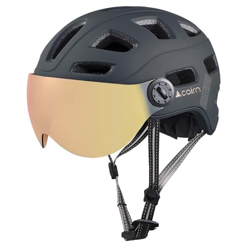 CAIRN Casque + viseur LED + USB Quartz