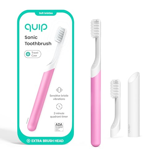 Quip Sonic Electric Toothbrush for Adults - Time Travel &