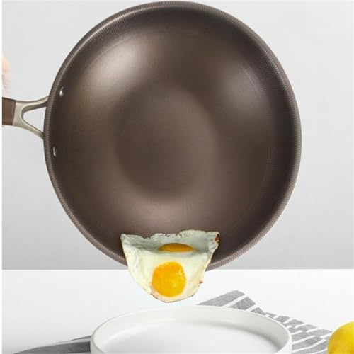 MQPALZKD Steinfritteuse, Haushalts-Antihaft-Topf, Emaille-Glasur, Mehrzweck-Topf mit flachem Boden, Kochtopf, Küchenutensilien 4 MQPALZKD Steinfritteuse, Haushalts-Antihaft-Topf, Emaille-Glasur, Mehrzweck-Topf mit flachem Boden, Kochtopf, Küchenutensilien