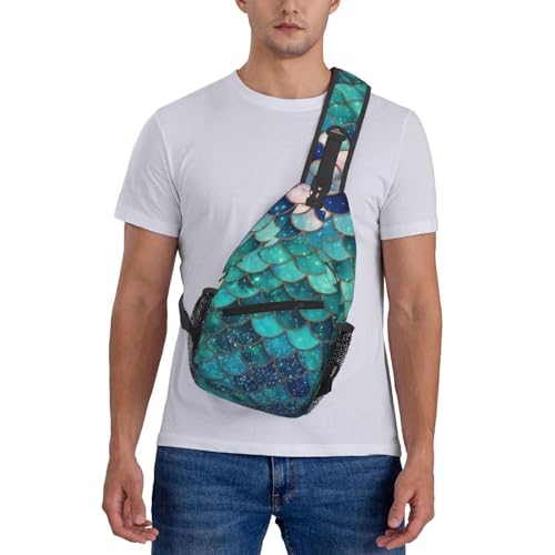 Bolso cruzado de pecho para hombre mochila bandolera negra miniatura 7
