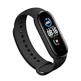 ⌚ 【Suit for】The replacement band strap only fits for Xiao Mi Band 6 & Xiao Mi Band 5 & Amazfit Band 5. The replacement Amazfit band 5 sport strap is flexible, durable, harmless and comfortable.(Please Notice：Tracker is not included) 👍 【Multiple Vibra...