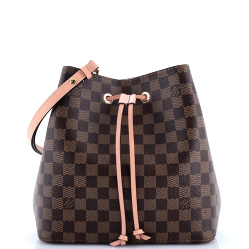 Louis Vuitton, Pre-Loved NeoNoe Handbag Damier with Leather MM, Pink