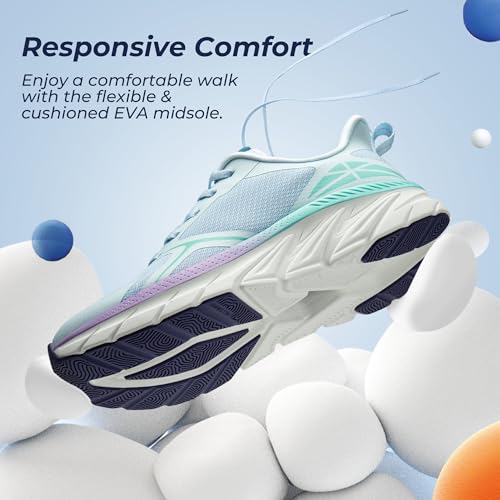 Image of ALLSWIFIT Women's Walking Shoes Comfortable ActiveEase Running Tennis Athletic Gym Workout Cross Training Sneakers