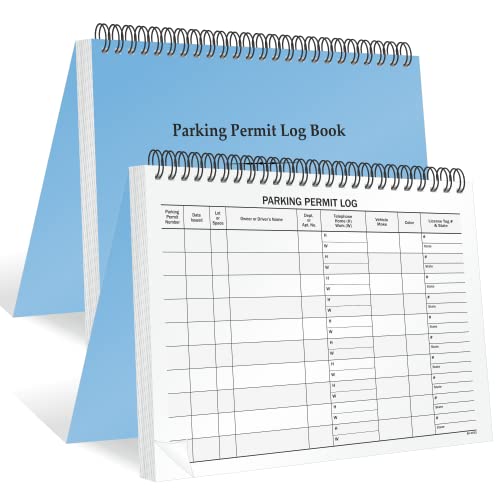 SmartSign Parking Permit Log Book Large - 8.5 x 11