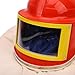 Cffuvros Professional Sandblasting Helmet with Air Feed System, White Canvas Shoulder Hood Face sand blasting hood mask, Safety Blasting Mask Industrial Sandblasting Supplies