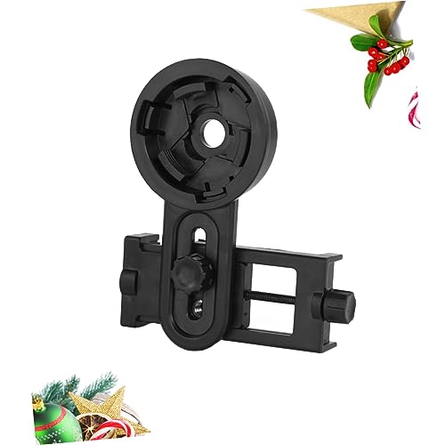 Adaptador de teléfono para telescopio soporte universal de smartphones para binoculares negros 3
