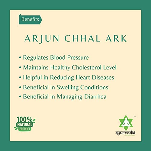 Image of Arjun Chhal Ark 200ml | Terminalia Arjuna Hydrosol Distillate | Ayurvedic Herbal Liquid | Supports Heart Wellness, Circulation & Daily Health | 100% Natural & Chemical-Free | FSSAI Certified