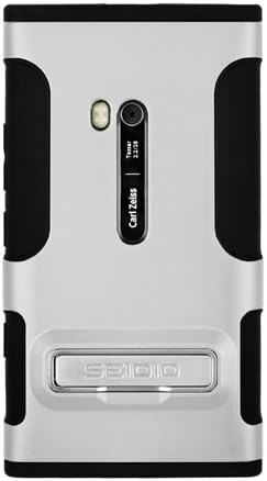 Seidio CSK3NK900K-GL DILEX Case with Metal Kickstand for use with Nokia Lumia 900 - Glossed White